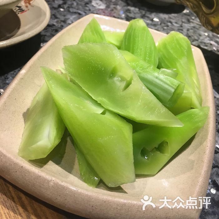 蜀大侠火锅青笋块图片-北京四川火锅-大众点评网