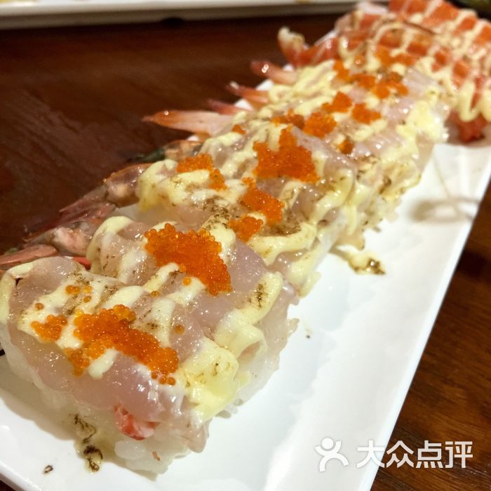 火炙玻璃虾寿司