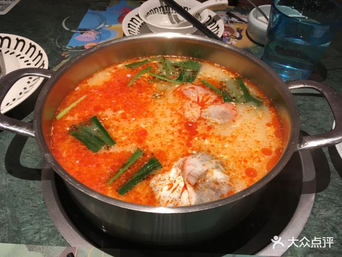 集渔·泰式海鲜火锅(太古里店)冬阴功锅底图片 - 第11241张