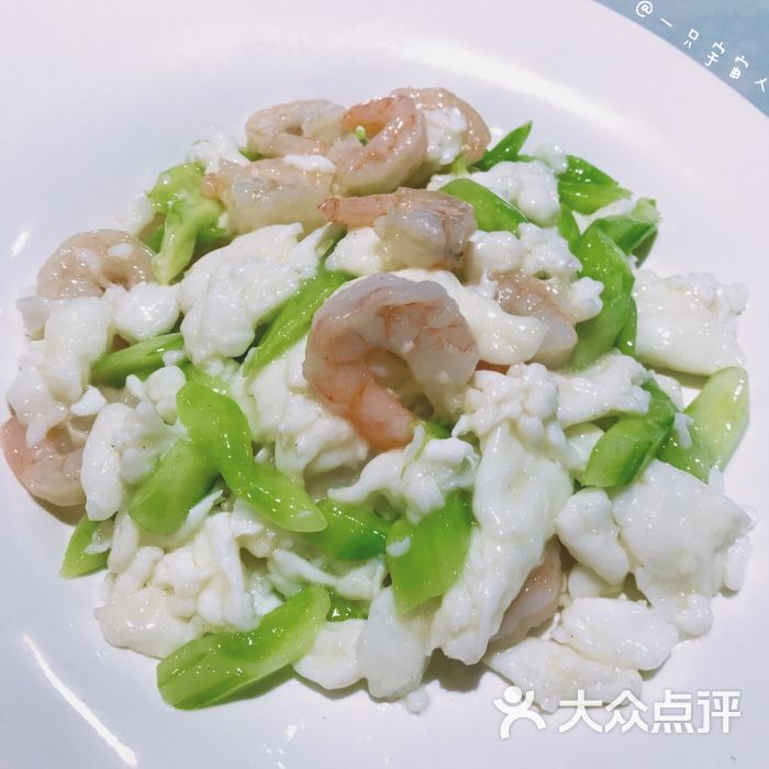 脆瓜鲜虾炒芙蓉