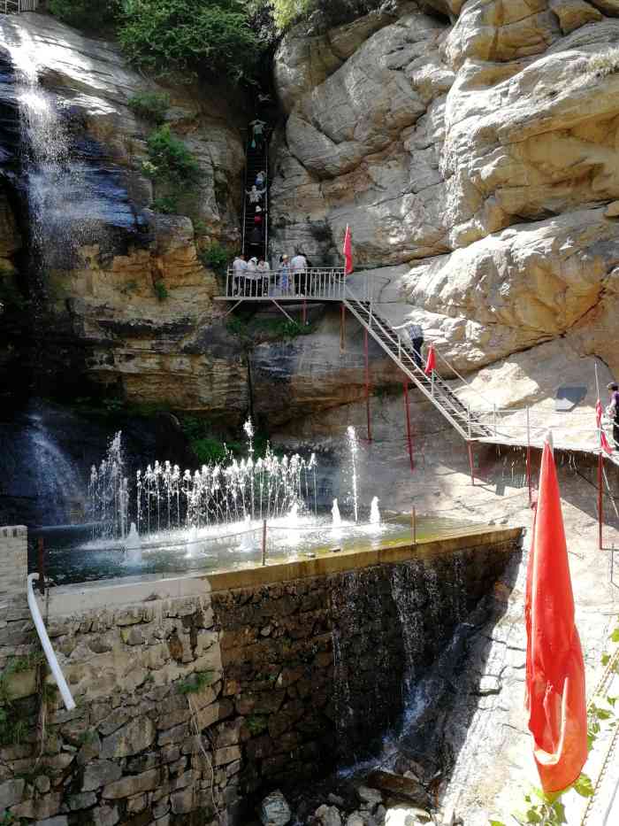 流峪飞峡-"蓝田的一个小景点,旅游年票有他所以才去的
