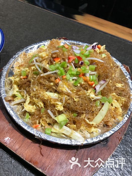 鹅肝酱干捞粉丝