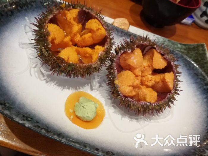 活海胆刺身