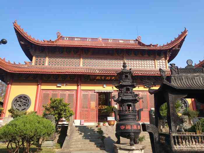 觉海禅寺-"千年古寺觉海寺和新市古镇一样历史悠久,原.