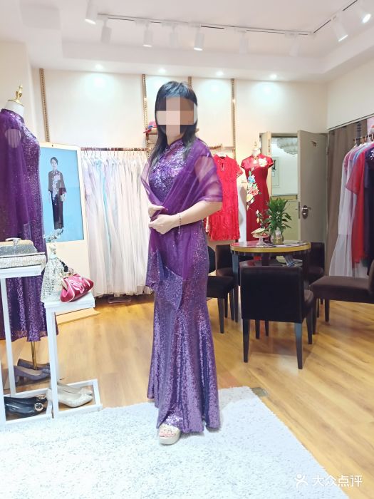 imood妈咪礼服妈妈装中年婚宴女装量身定制图片 第78张