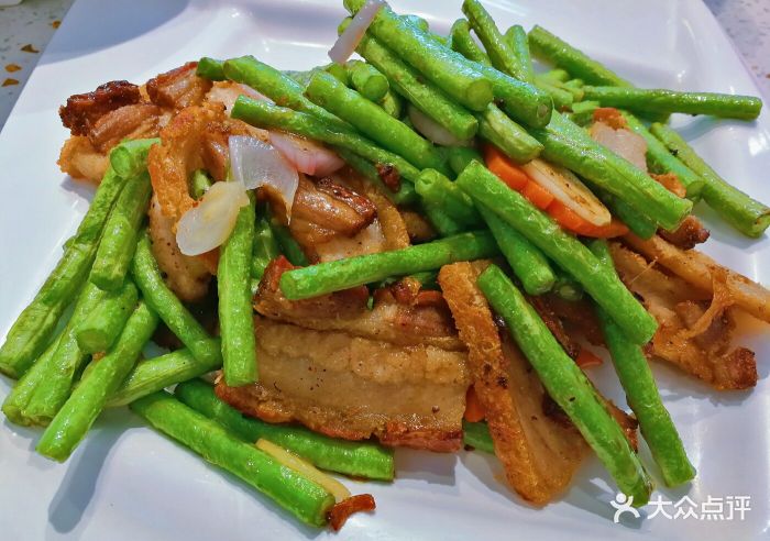 香港仔茶餐厅(环亚广场店)豆角炒烧肉图片 - 第718张