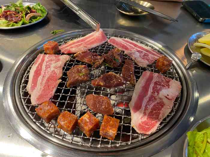 猛男烤肉烤肉09肉质腌制的一级棒