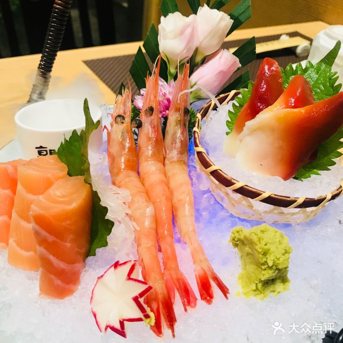 云端日本料理(金陵花园酒店内)精品刺身三拼图片 第2张