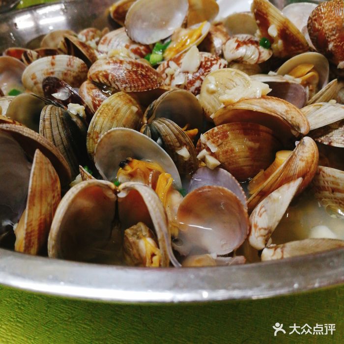 雄烽海鲜美食盐水桂山蚬图片