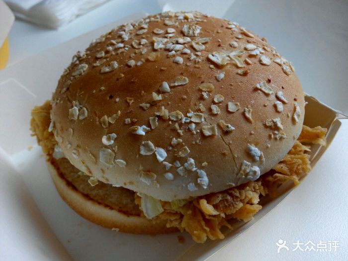香辣鸡腿堡