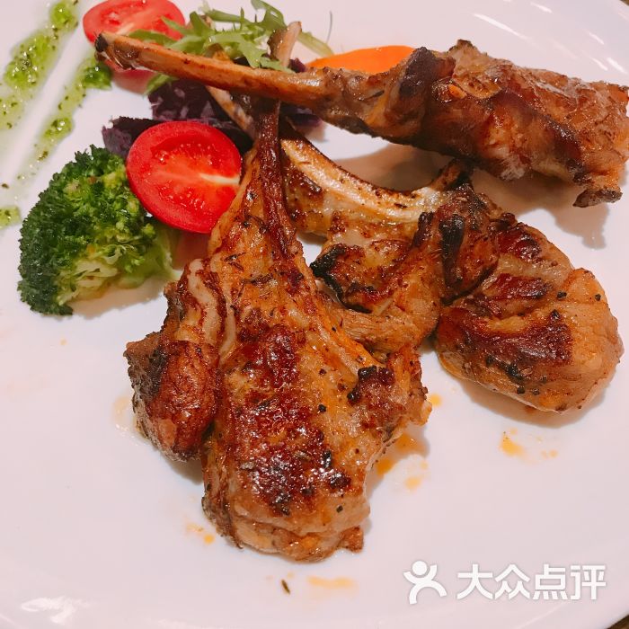 侯斯顿主题餐吧(江南环球港店-迷迭香碳烤羊排图片-常州美食-大众