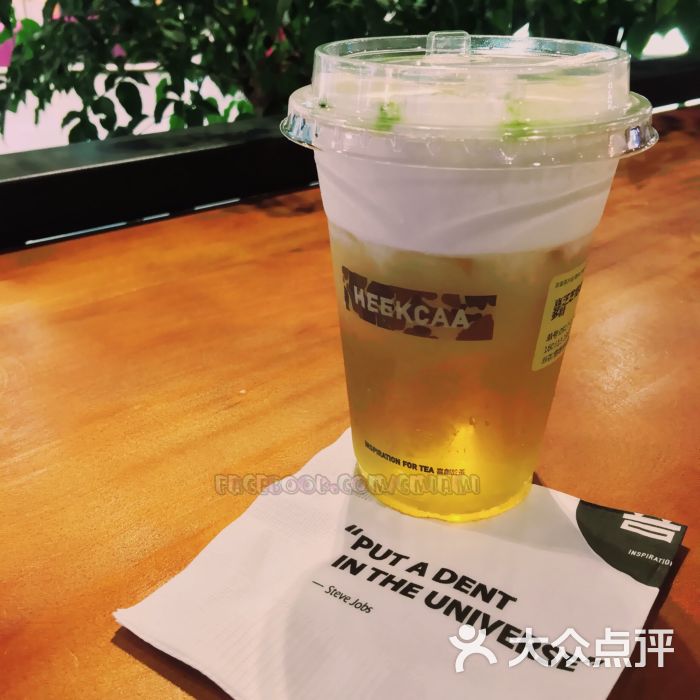 喜芝芝奶盖樱花绿茶