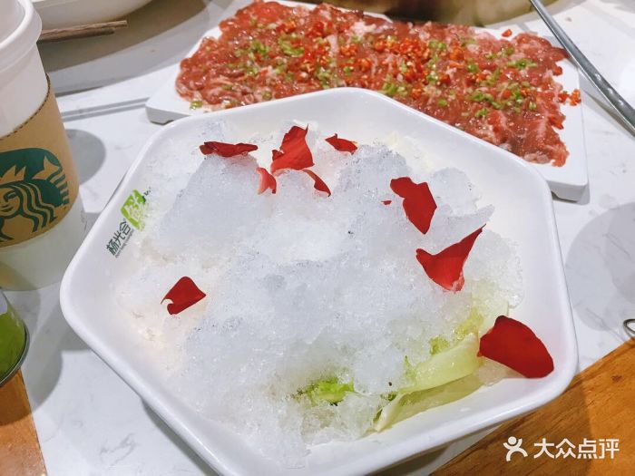 杨光会鲜货火锅(大坪店)冰镇鲜黄喉图片