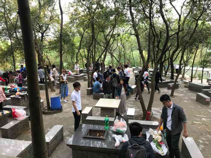 大夫山森林公园烧烤场-"差评,预约还要等三个小时,租.