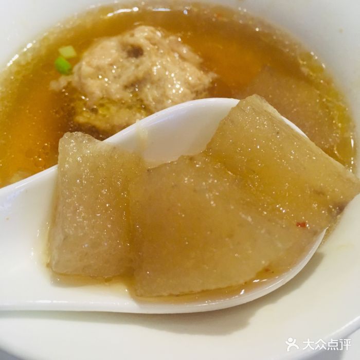 雪梨百合肉丸汤