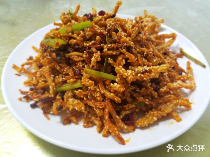 干煸芝麻藕丝
