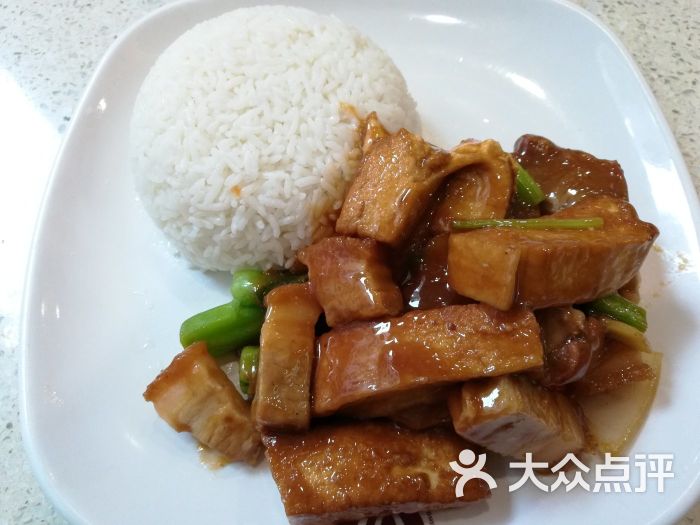 明记港式茶餐厅(下沙总店)豆腐火腩饭图片 - 第2张