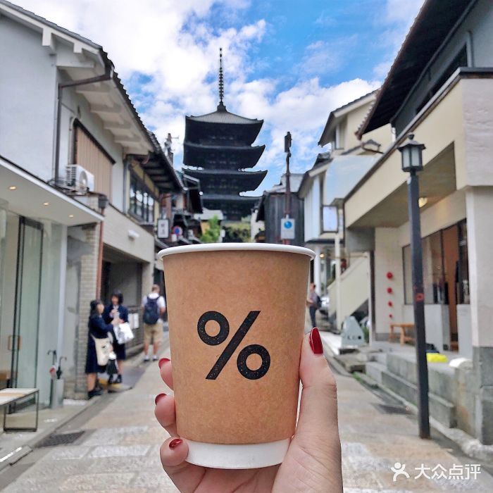 arabica(京都东山店)热的咖啡拿铁图片