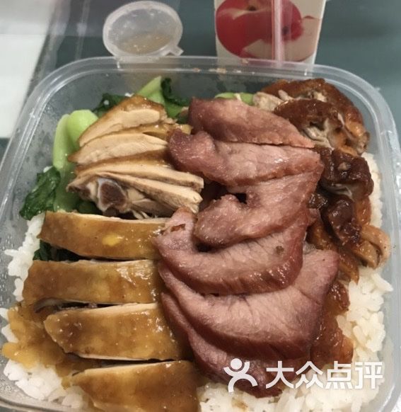 烧鸭拼叉烧拼油鸡饭