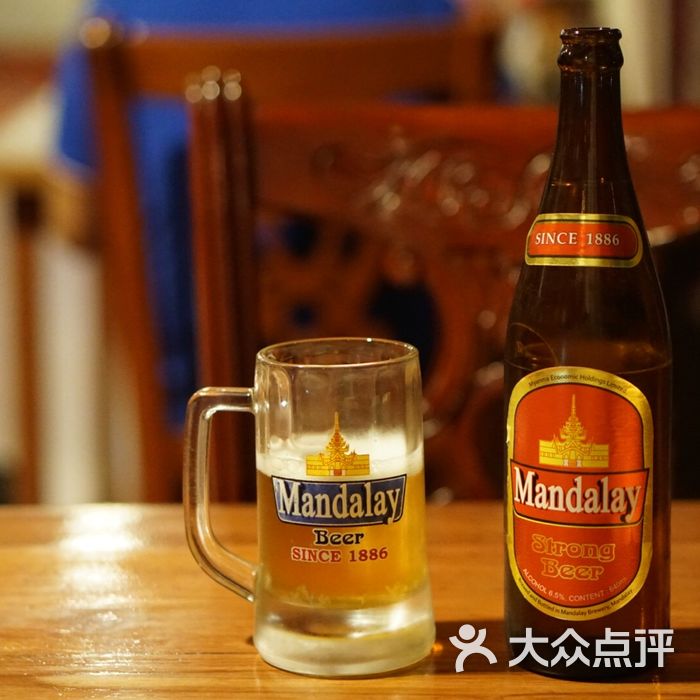 mingalabar曼德勒啤酒图片-北京东南亚菜-大众点评网