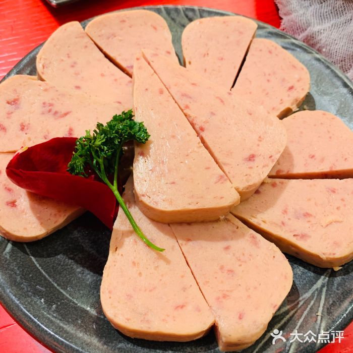 谭鸭血老火锅(百联又一城店)厚切午餐肉图片