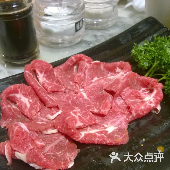 月满大江火锅(总府路店)鲜切牛肉图片 第6张