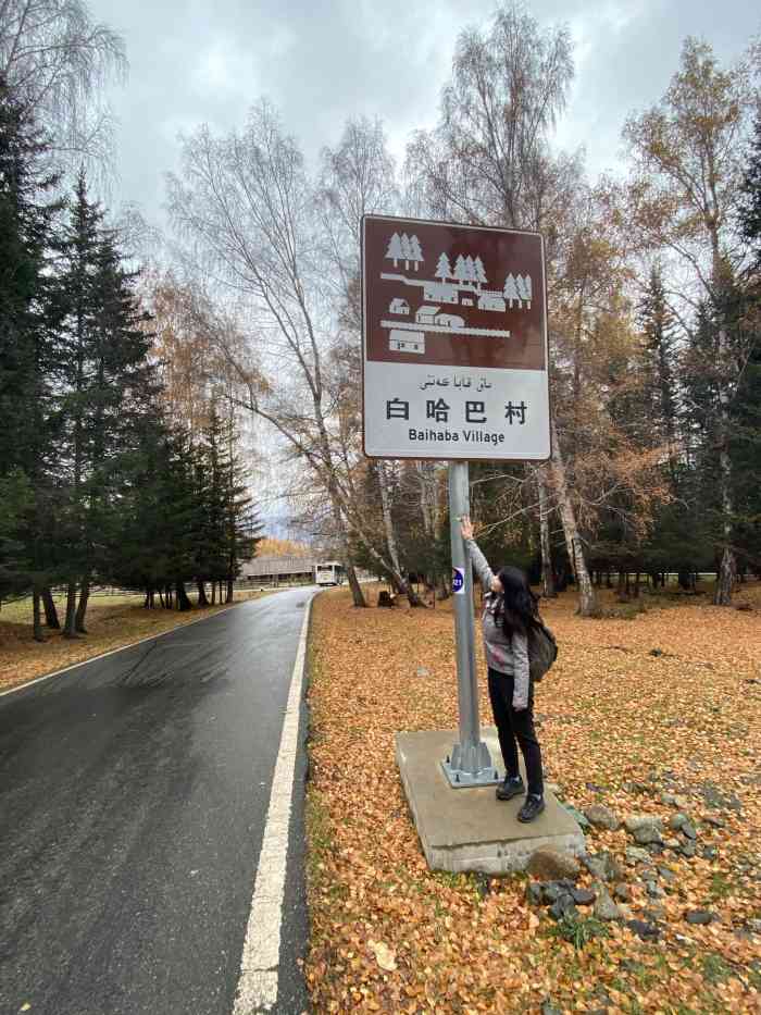 白哈巴村-"现在界碑不让进了,要另外花钱!景区里东西.