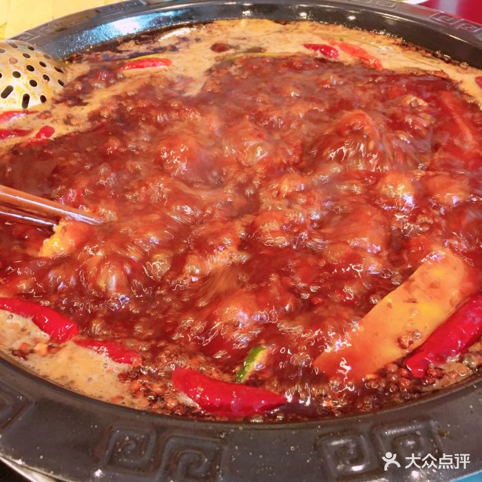 厨道鲜牛油火锅(空港店)红汤锅底图片 - 第14张