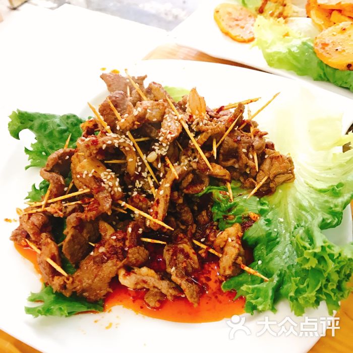 牙签羊肉