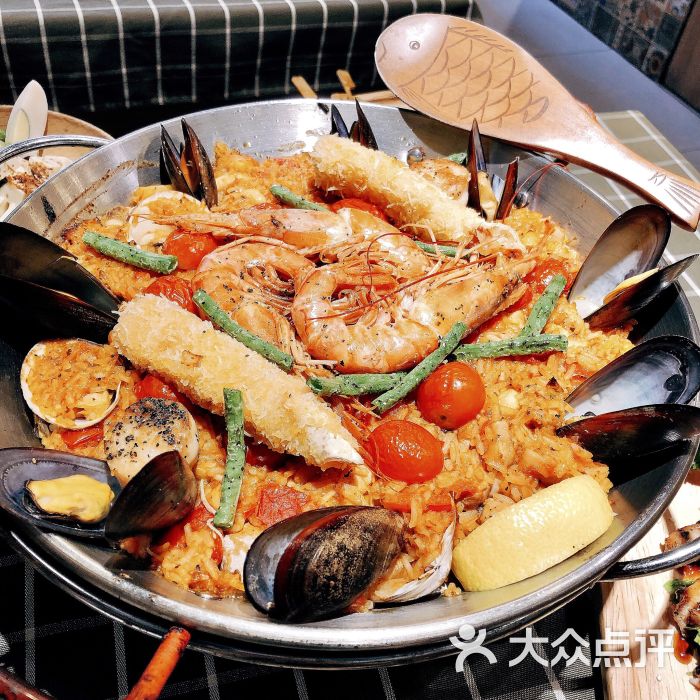 硬货·西班牙海鲜饭(创始店)意大利香浓红烩海鲜饭图片 - 第1张
