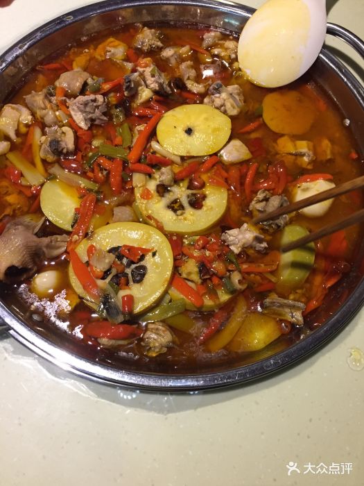 火锅故事酸木瓜鸡图片