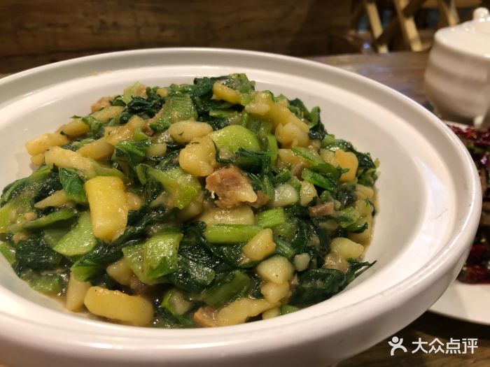老阿妈蒙古村腌猪肉小白菜图片 - 第1398张