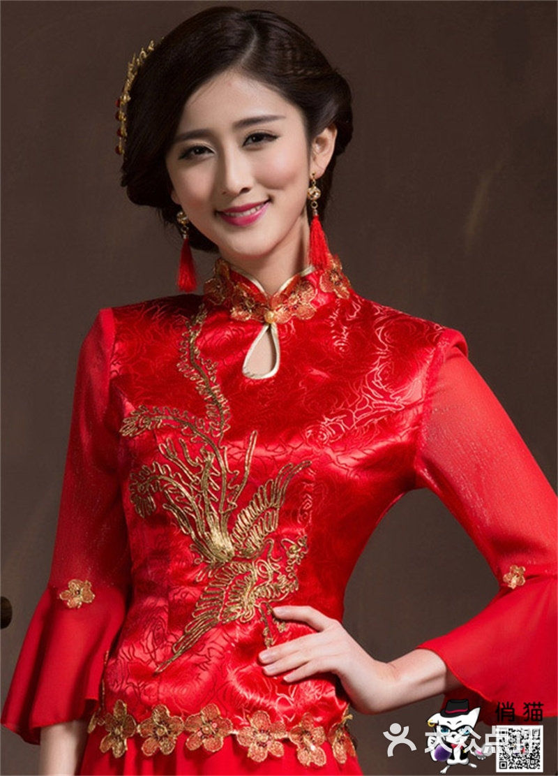 【中式新娘妆全日跟妆-结婚套餐】-俏猫化妆造型机构图片