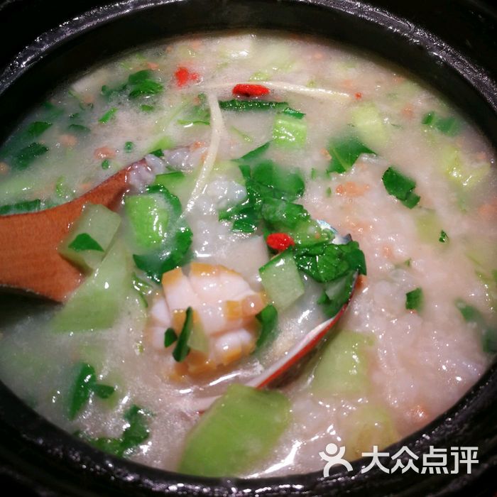 绿色吴家粥铺牛肉滑蛋粥图片-北京江浙菜-大众点评网