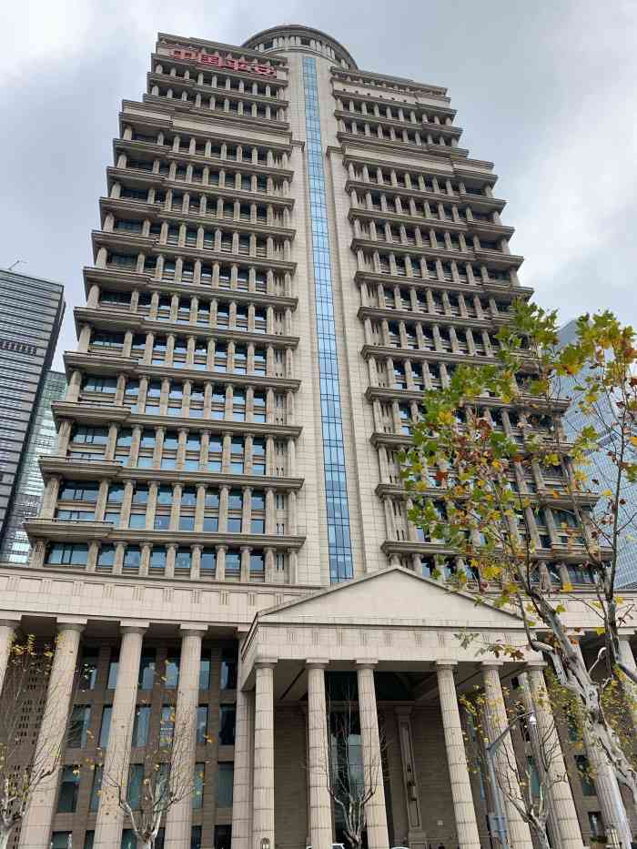 平安金融大厦-"平安金融大厦也算陆家嘴的标志性建筑,蓝天.
