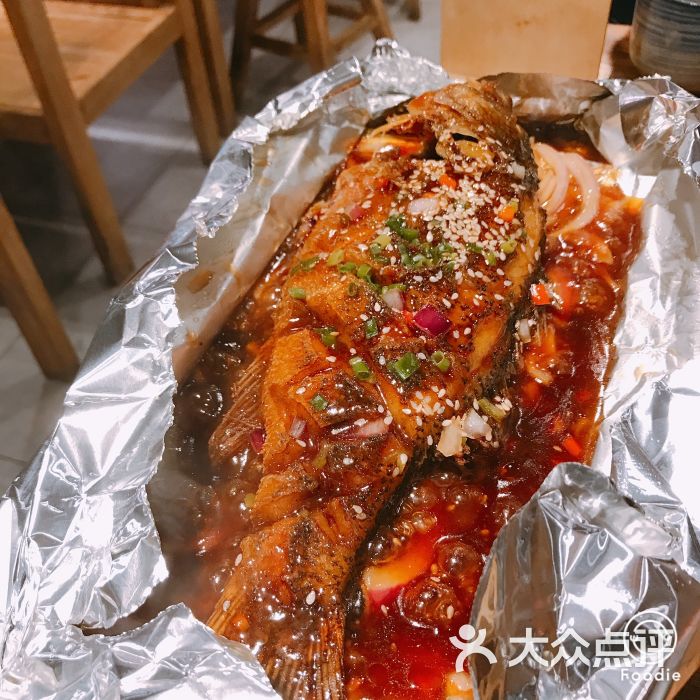 铁板烧汁鲈鱼