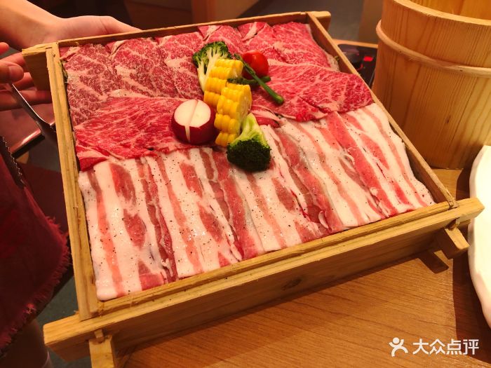 猪肉牛肉拼盘