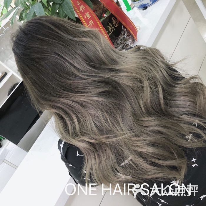 one hair salon烫发染发接发巴黎画染图片-北京美发