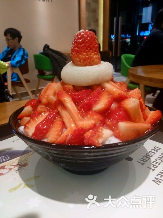 韩国雪冰(万达店)草莓雪花冰图片 - 第2019张