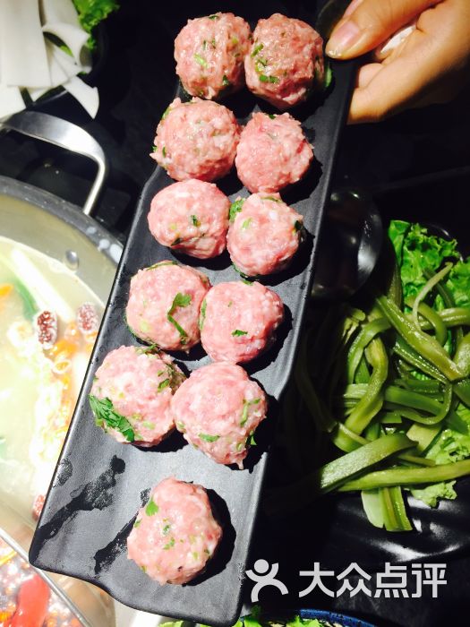 有料胡同老火锅(电子四路店)香菜丸子图片 - 第11张