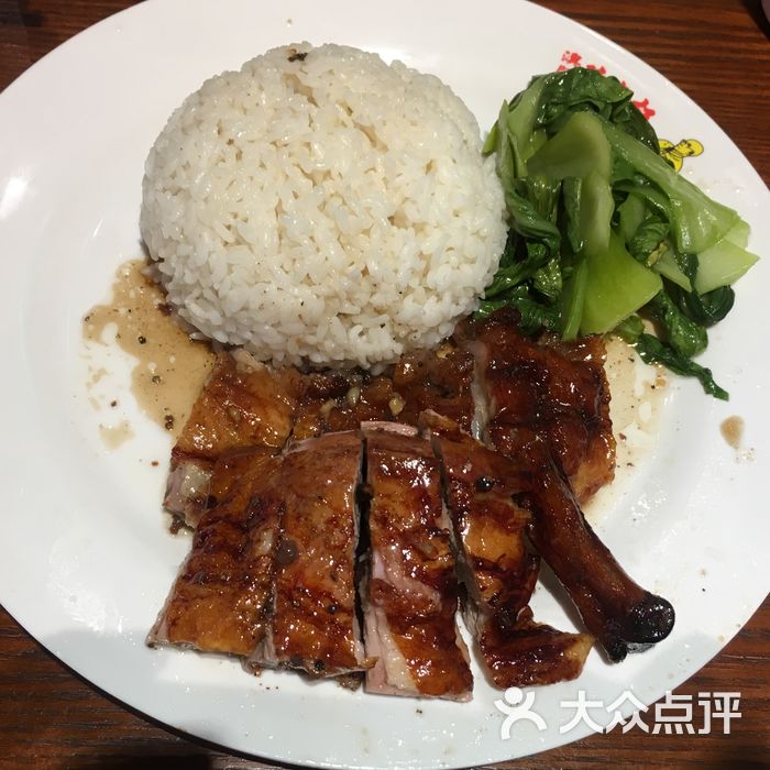 澳门陈光记烧味饭店黑椒烧鸭腿饭图片-北京粤菜馆