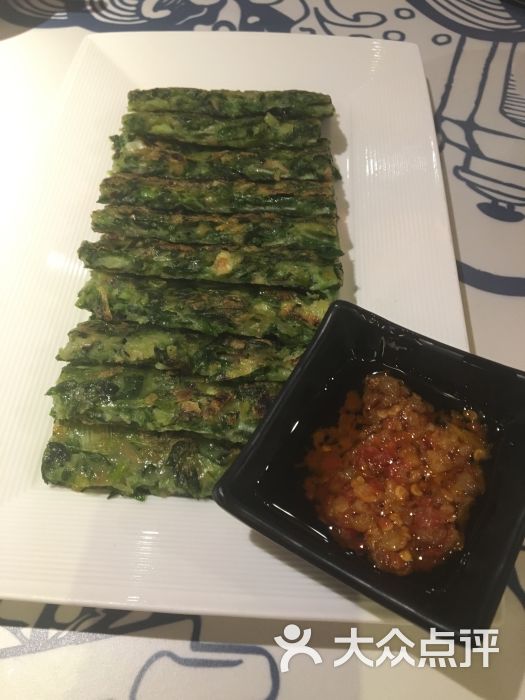 家府潮汕菜(莘庄仲盛店)厚合野菜烙图片 第2张