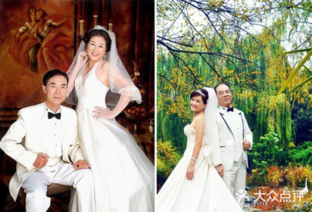 老年人婚纱照图片