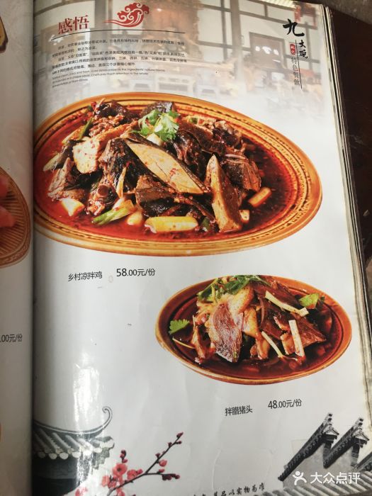 九大碗饭庄--价目表-菜单图片-雅安美食-大众点评网