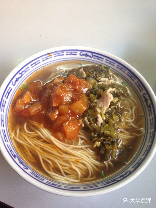 大时代美食面馆-辣酱咸菜面-菜-辣酱咸菜面图片-上海