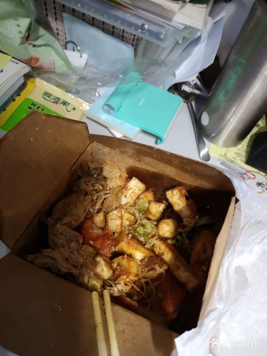 香霸炸串拌烧饼图片