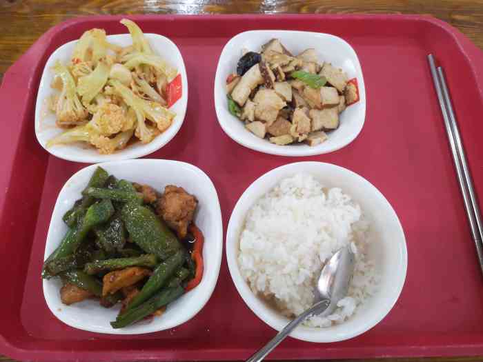 中国计量大学教工食堂-"终于返校了,今天来了听沙餐厅