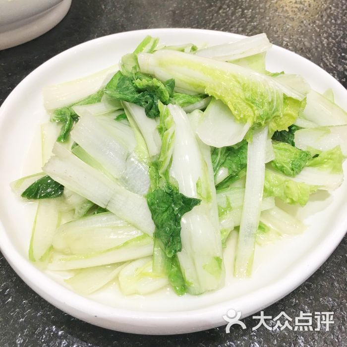 万重锦·人文川菜馆清炒小白菜图片 第3张