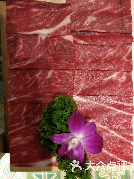 大本家真碳烤肉(光谷天地店-特级牛花肉图片-武汉美食-大众点评网