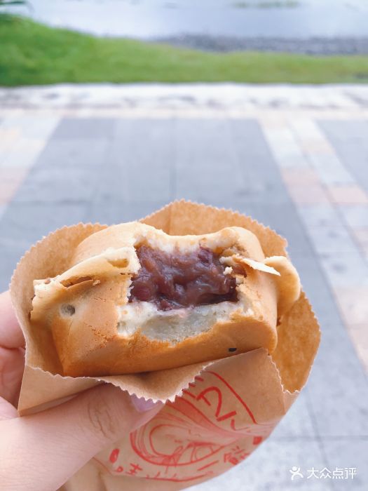 晴光红豆饼(淡水店)红豆车轮饼图片